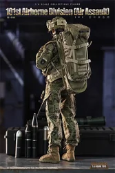 1/6 Minitimes M043 Modern Soldier US. 101st Action Figure Mini Toys Model Large Bags Backpack Phone Communicate For 12
