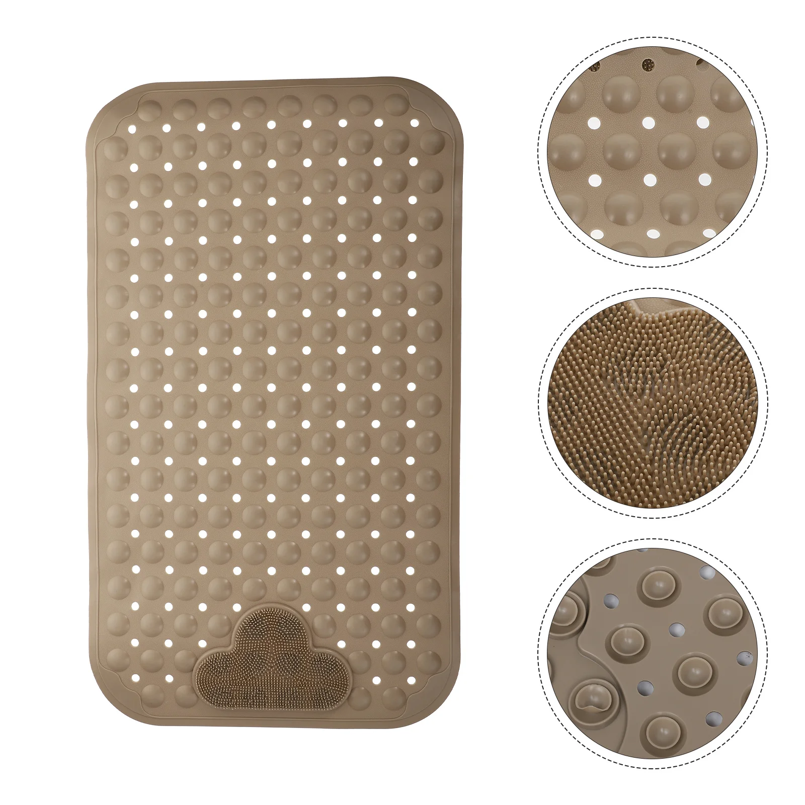 

Massage Shower Mat Anti-fall Cushion Bathroom Entrance Rubber Door Pvc Anti-slip