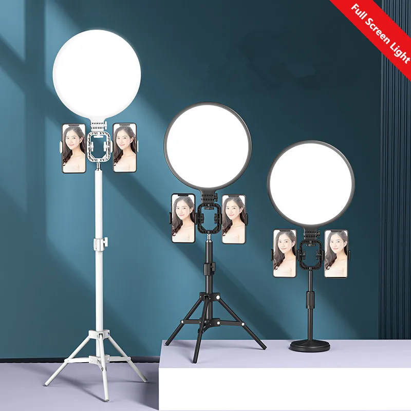 

Led Panel Lights Led Video Light Fill Lamp Bi-Color 2700K-8500K Ring Lighting for Live Stream Vedio Photo Studio Photography