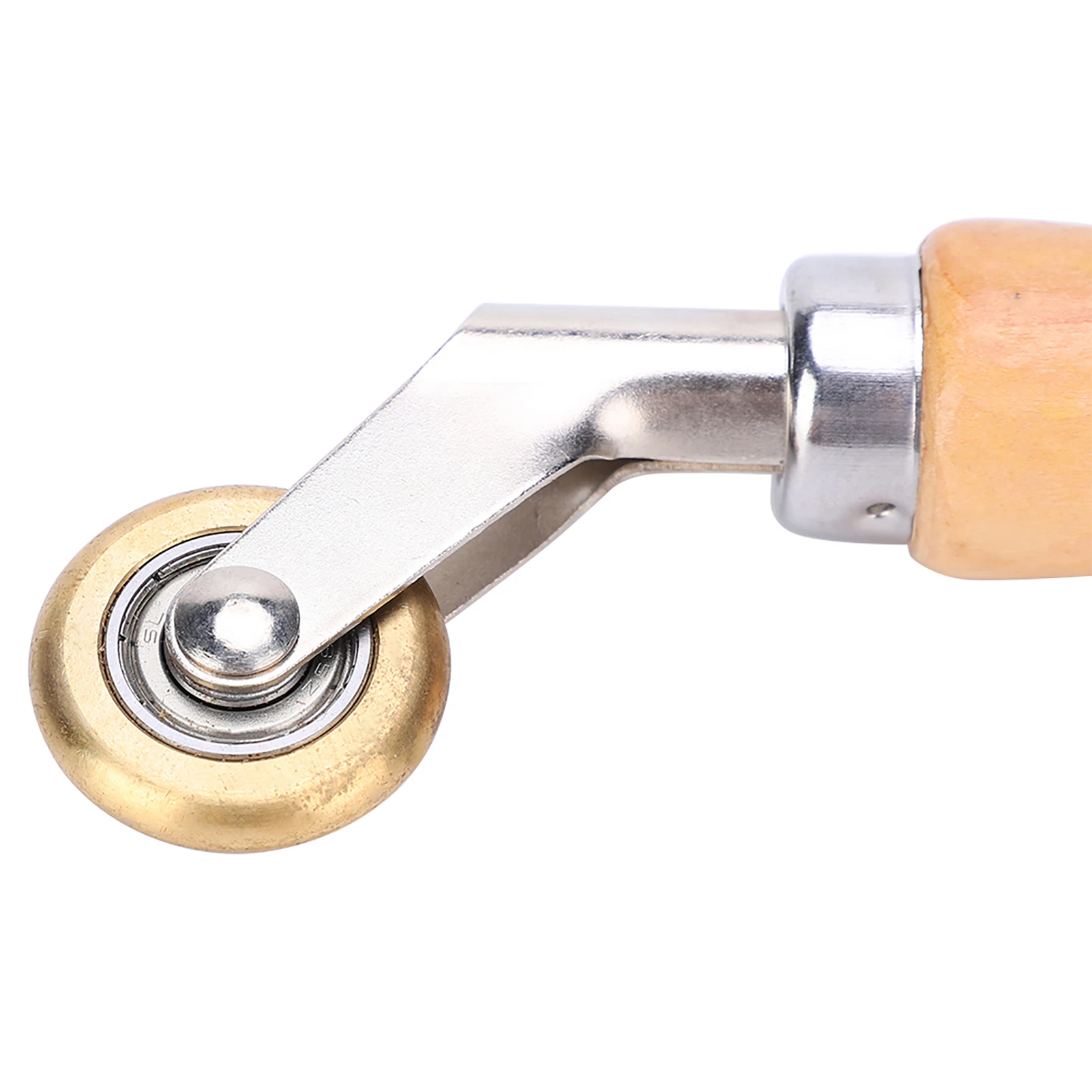 1Pcs 30mm Wheel Diameter Welding Handheld Roller Brass Wheel 6mm Wheel Thickness Waterproof Membrane Roller Enclosed Bearing