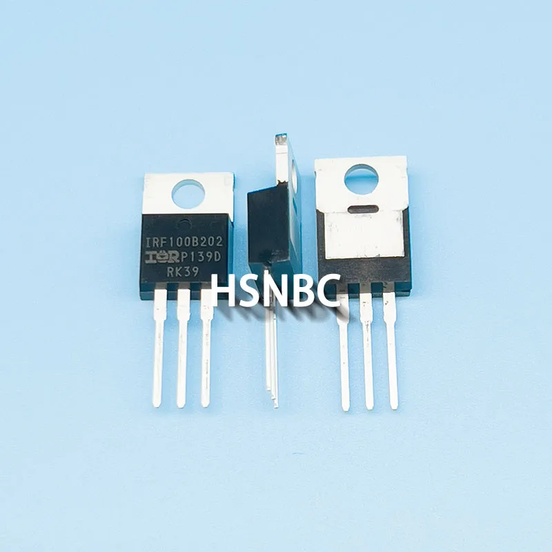 10Pcs/Lot IRF100B202 F100B202 TO-220 100V 97A MOSFET N-channel Power Transistor 100% New Imported Original