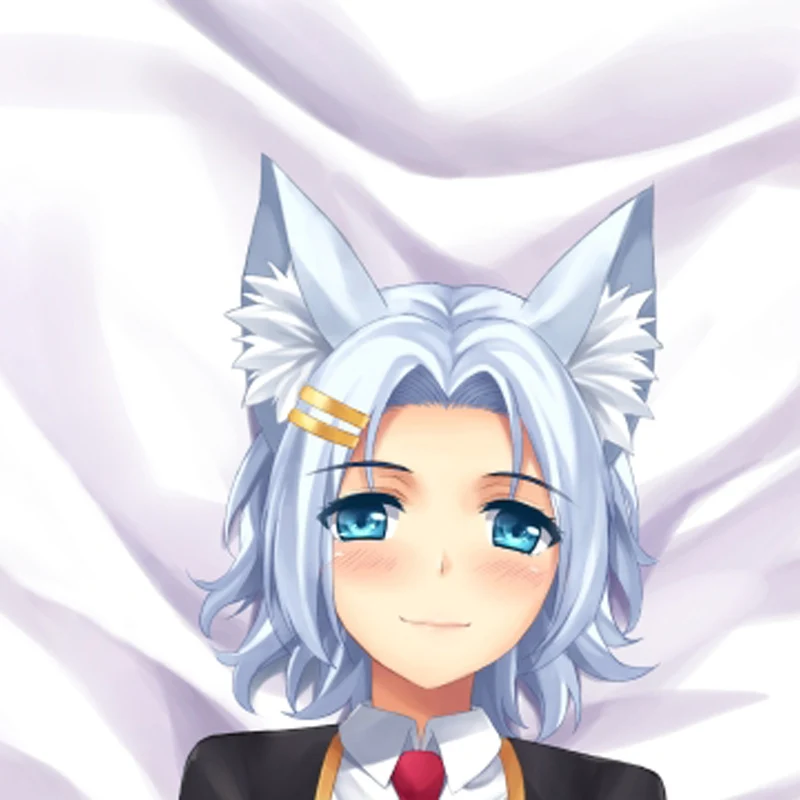 Dakimakura Anime Tomoe Double-sided Print 2WAY Tricot Life-size Body Pillow Cover Pillowcase Custom print