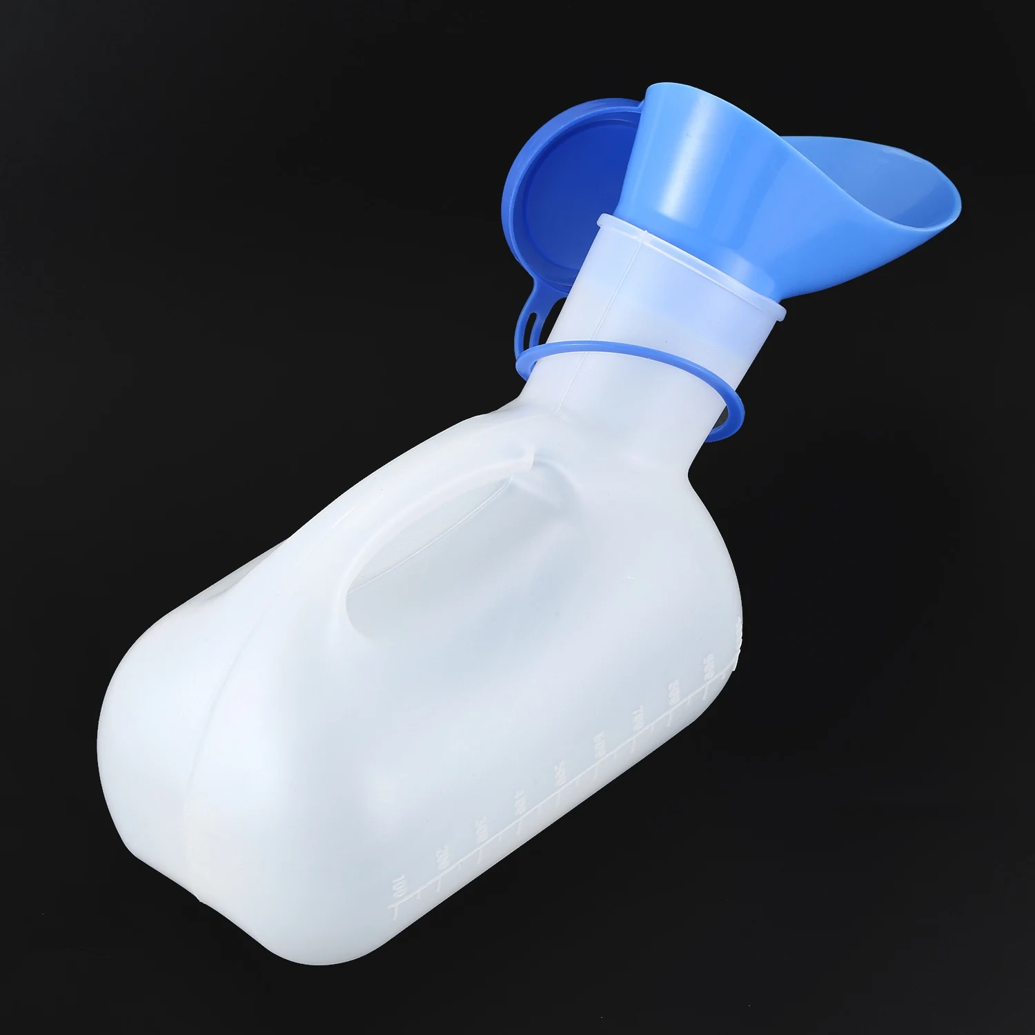 Portable urine bottle Portable Urine Bottle Urine Bottle 1000ml for Men Women Travel and Camping White & Blue