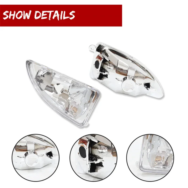 For Ford Focus ZTW ZTS LX ZX5 ZX3 SE 2002 2003 2004 Front Bumper Fog / Driving Light Cover Housings Kit No Bulb Car Accessories