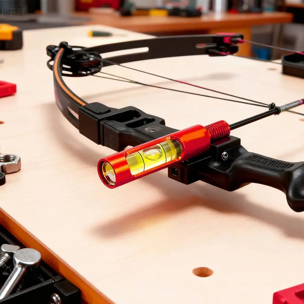 القوس S أداة 1 أو 2 قطعة ثقب البرجر القوس مستوى خفيفة الوزن الرماية الراحة العالمي المسمار في مجمع القوس ضبط أداة التسوية #4