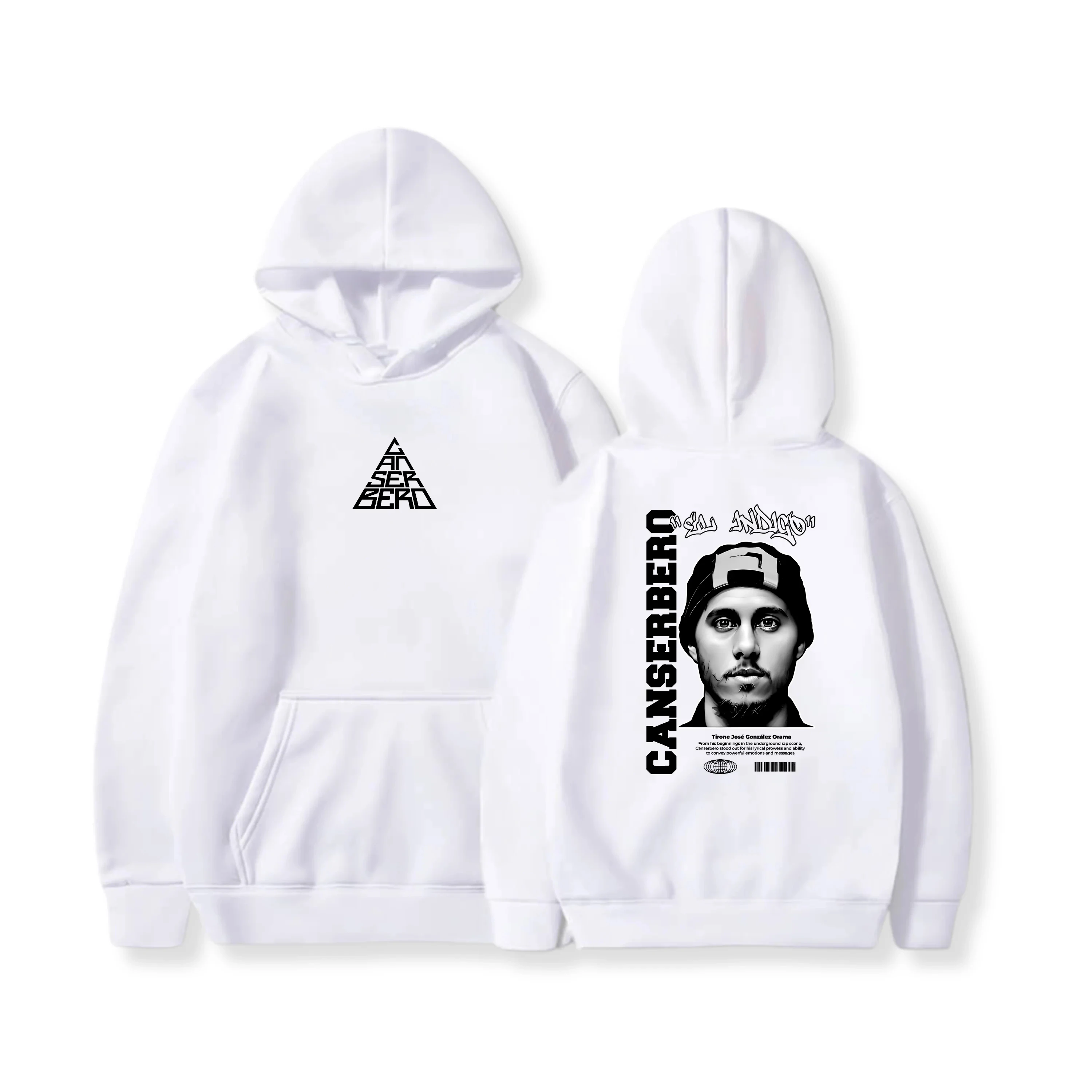 Streetwear Brand Hoodies - ลดกระหน่ำ 2026 เสื้อฮู้ดโอเวอร์ไซส์แบรนด์หรูแฟชั่นฤดูหนาว Canserbero สำหรับชายและหญิง สไตล์สตรีทแวร์