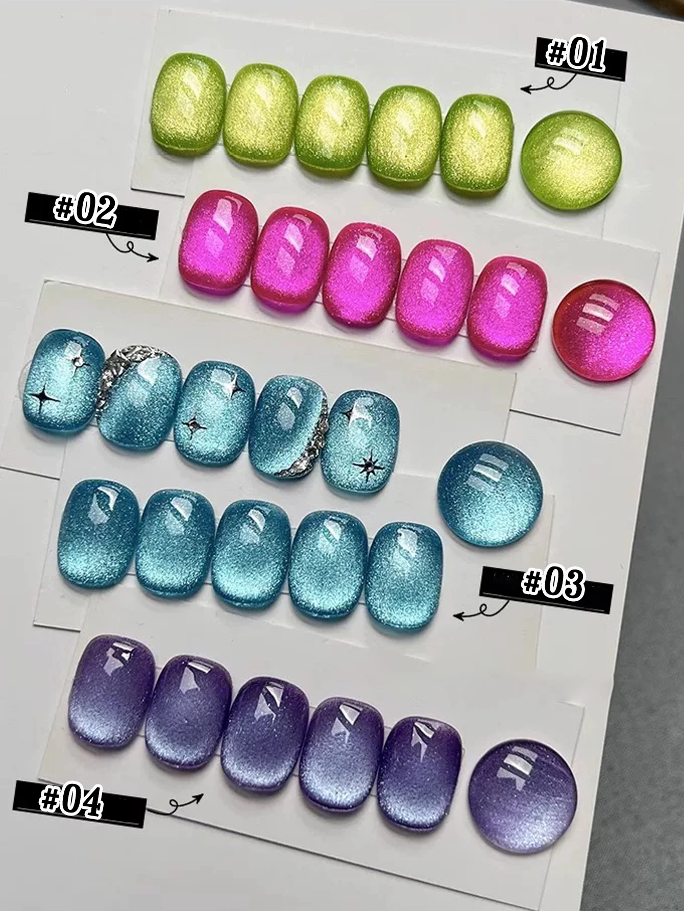 1pcs miss comoy 15ml 2025 Viral Flashing Cat-eye Dopamine Nail Gel (Pro Use)