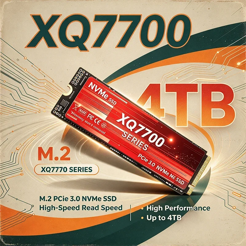 QX7700 M.2 SSD NVMe 1TB Ultra-high-speed NVMe Internal Hard Drive for Ultrabooks Tablet Computers PC Laptop Storage Upgrade