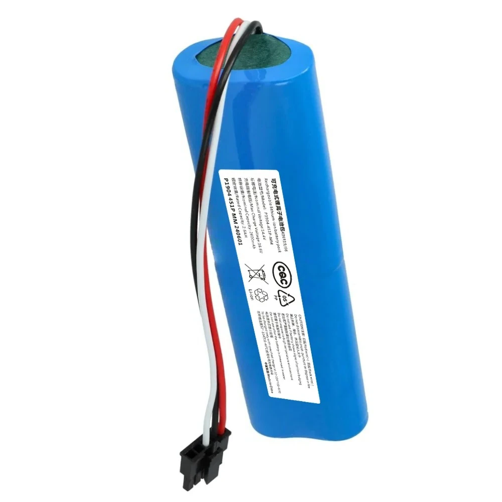 

For Proscenic M6 Pro LDS M7 Xiaomi Mop 2S Mop P Mop Pro 14.4V Robotic Vacuum Cleaner Replacement Battery Accessory.