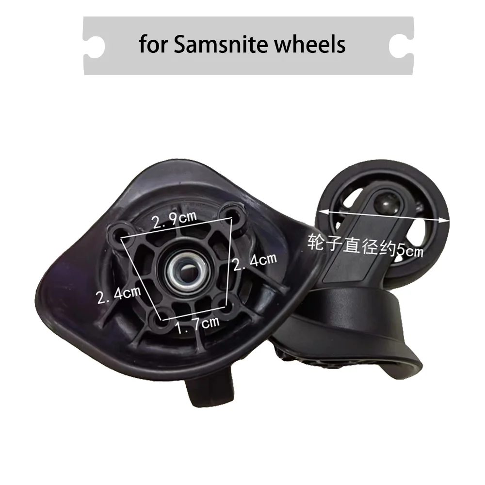 

for Samsnite luggage wheel HK4 Silent wheel HINOMOTO pulley Luggage maintenance casters pull rod case wheel wear resistance