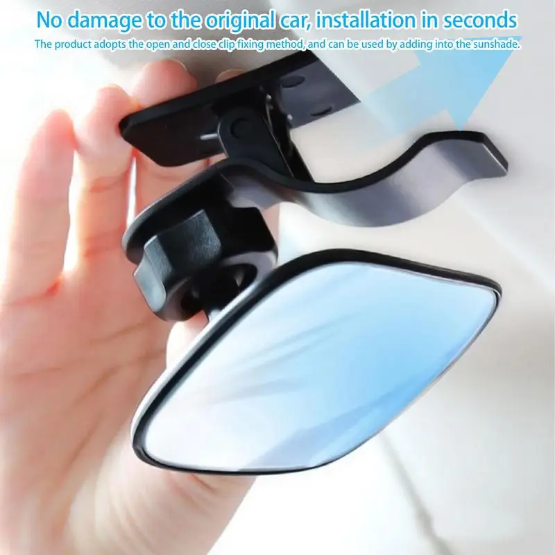 Car Interior Baby Safety Mirror With Clip Rear View Mirrors Makeup Mirror Seat Back Clamp Auto Ornament Automotive Accessories