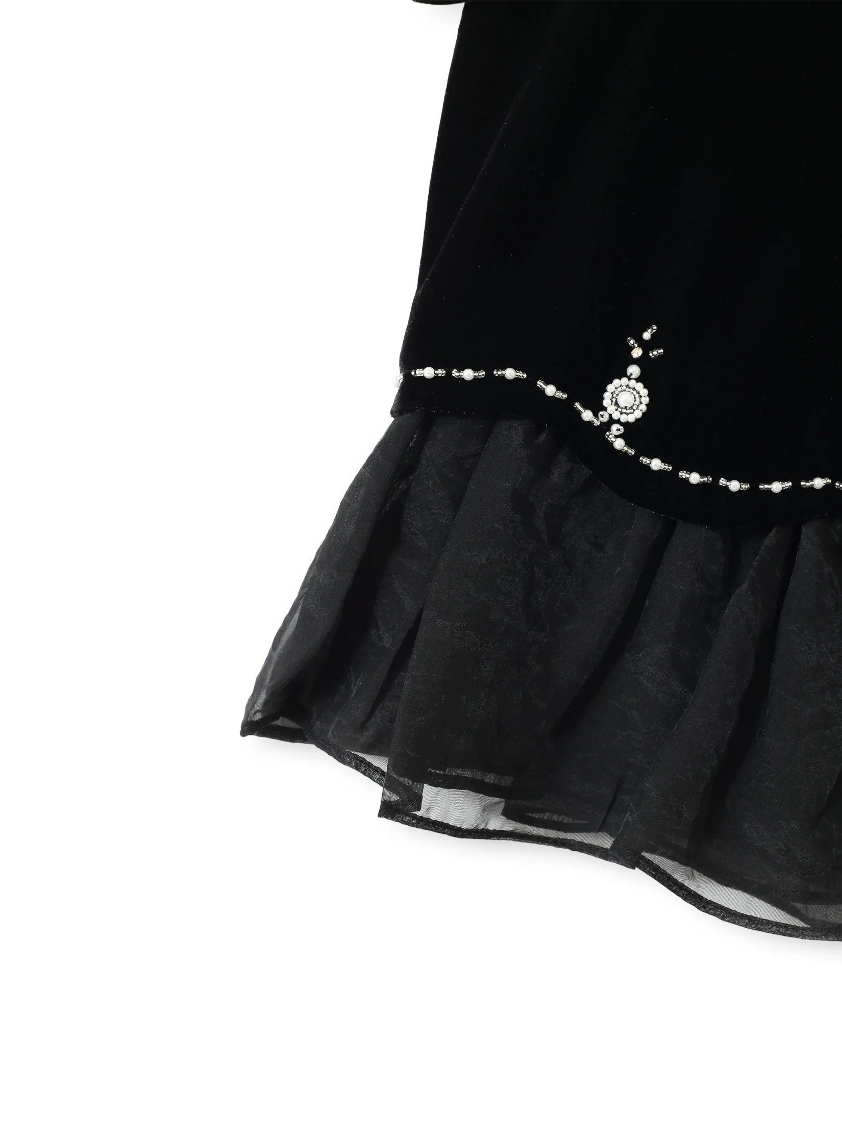 New Chinese Style Velvet Short Sleeve Embroidered Organza Top Women's plus Size Trendy Shirt  Recommendation P Brand