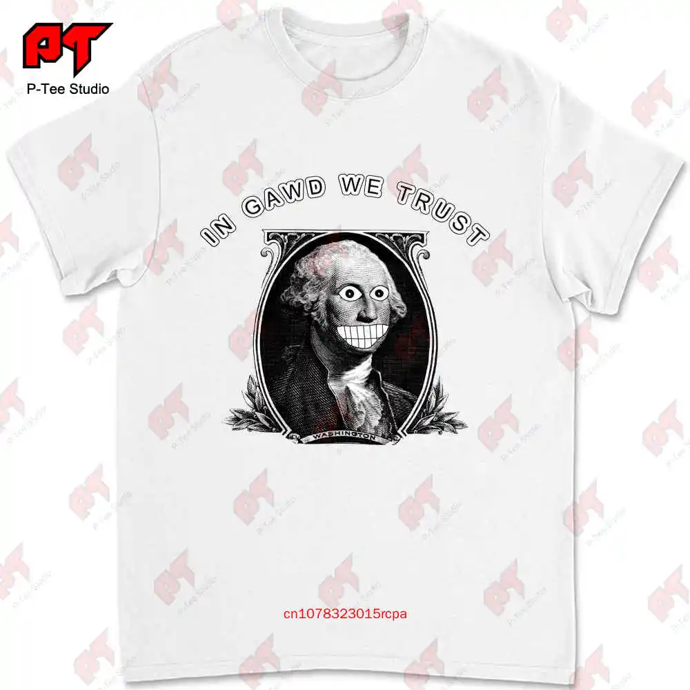 In Gawd We Trust T Shirt Worn By Kurt Cobain HRO4