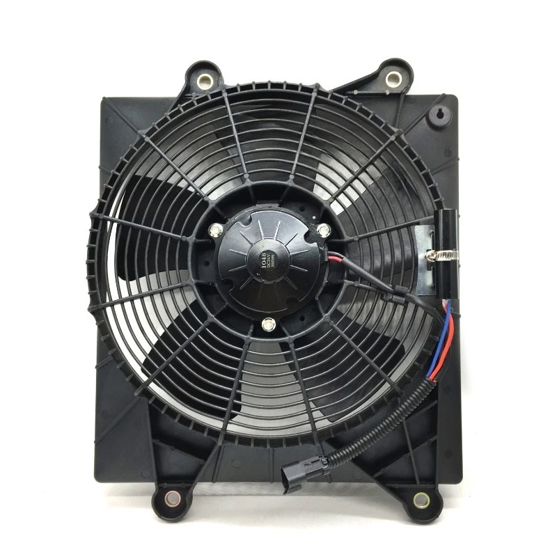 Per escavatore CAT E320 336 324 330 325 329D Aria condizionata Ventola elettronica Ventola di raffreddamento a rete