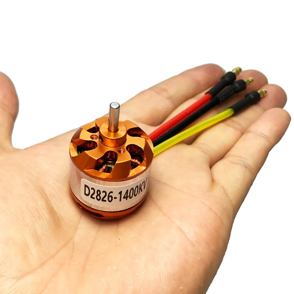 Hobbyocean RC Motor D2826 2826 Brushless Outrunner Motor 930KV 1000KV 1400KV 2200KV 40A ESC For RC Aircraft Plane Multi-copter