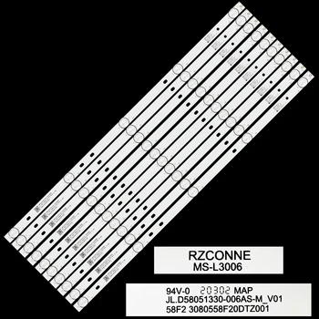רצועת תאורה אחורית עבור k58dlx11us ST-6040U rt58 CX58D05-ZC62AG-02 HL-00580A30-0501S-04 a0 JL.D58051330-006AS-M_V01 58f2