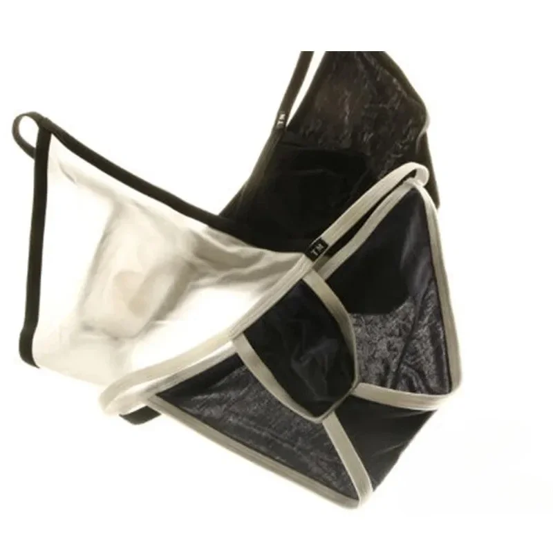 Contrast Binding Nylon Briefs for Men Low Rise Elastic Pouch Breathable Underwear