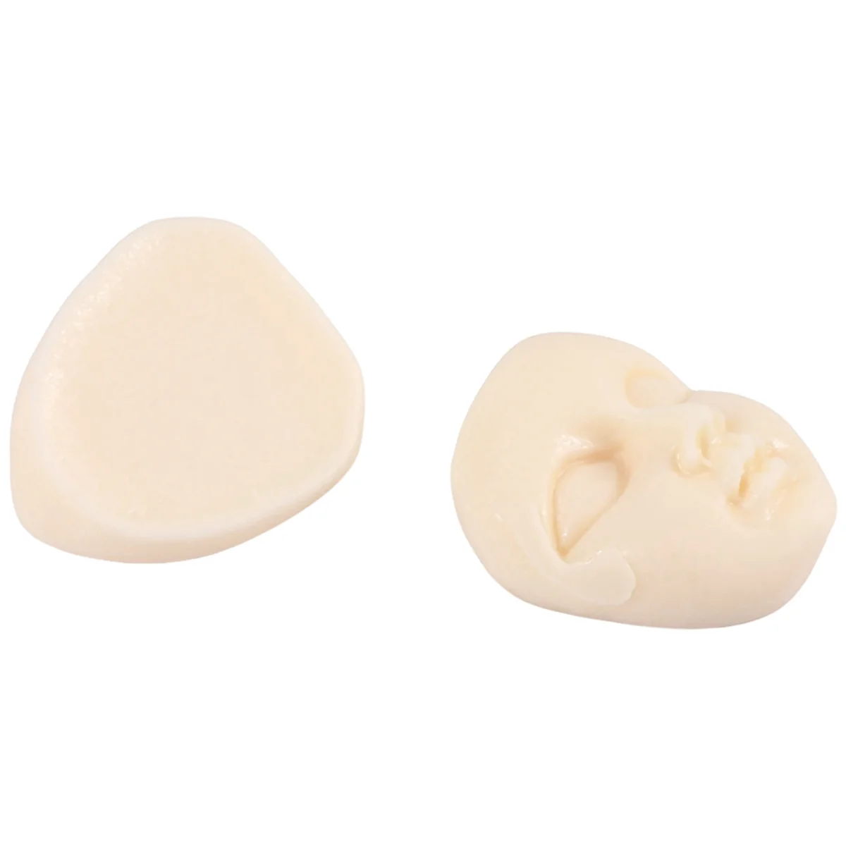 A03V 10Pcs Mini Masks Resin Mask Flatback Cabochon Beige Girl Face Flatback Scrapbooking Diy Hair Bow Center Crafts Making