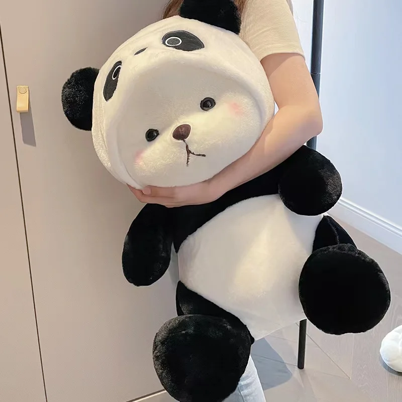 1pc 35/45/60cm Cute Transform Panda Plush Toy Cartoon Stuffed Animals Lina Bears Plushie Doll Anime Kids Toys Kawaii Room Decor