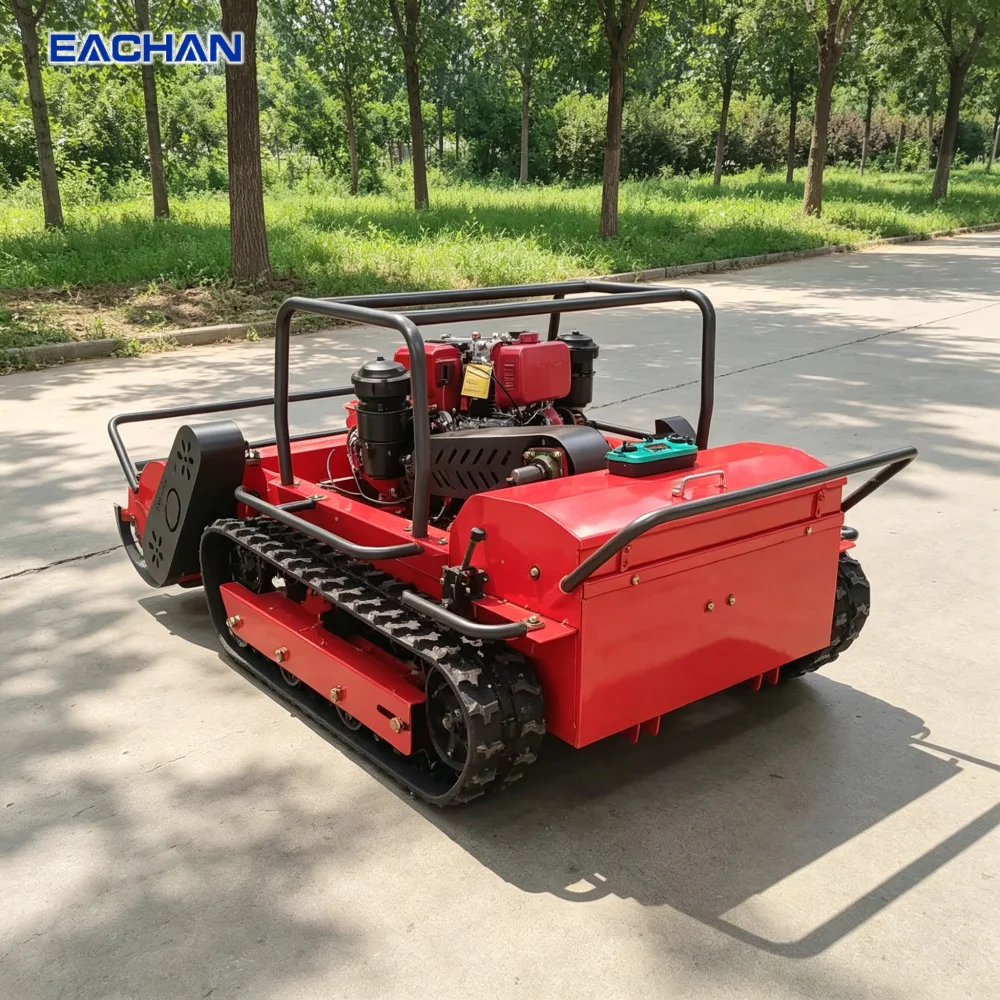 Tracked Remote Control Lawn Mower Customizable CE EPA Euro 5 Crawler Lawn Mower Orchard Garden Farm Hillside Grass Mower