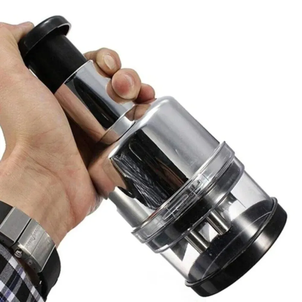 Manual Stainless Steel Food Chopper 6