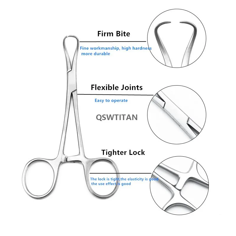 Cloth Towel Clamp Forceps Veterinary orthopedics Instruments