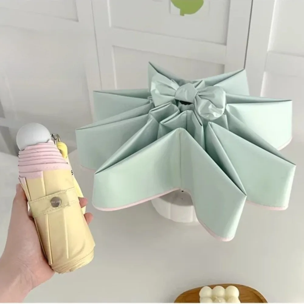 

Модный ультралегкий складной мини-зонт от солнца и дождя с защитой от ультрафиолета, двойного назначения, для лета