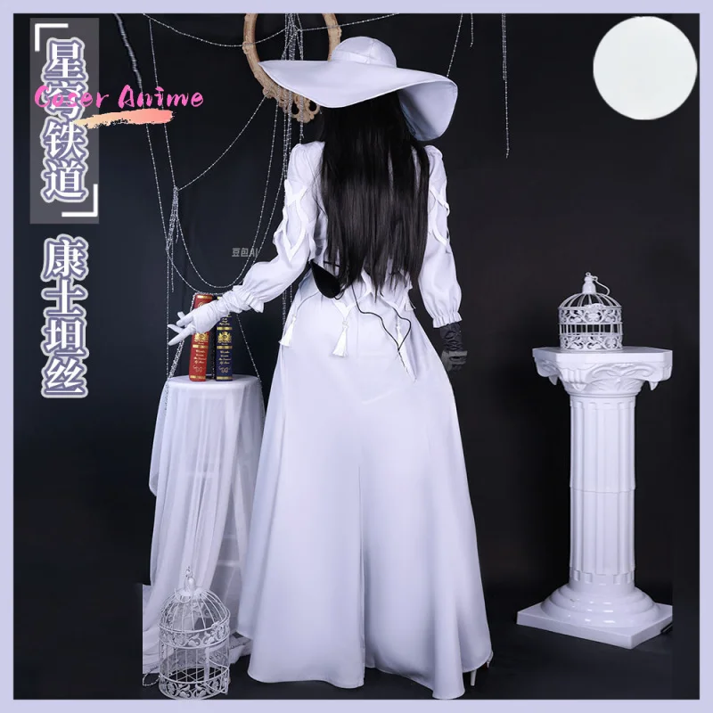 게임 혼카이: 스타 레일 콘스탄스 코스프레 의상 유니폼 할로윈 카니발 파티 크리스마스 놀이 역할 의류 의류