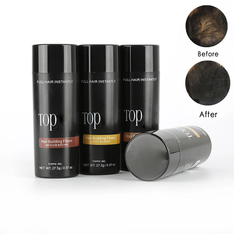 27.5g Hair Fibers Keratin Thickening Spray Hair Building Fibers Instant Regrowth Powders Hair Growth Product For Men