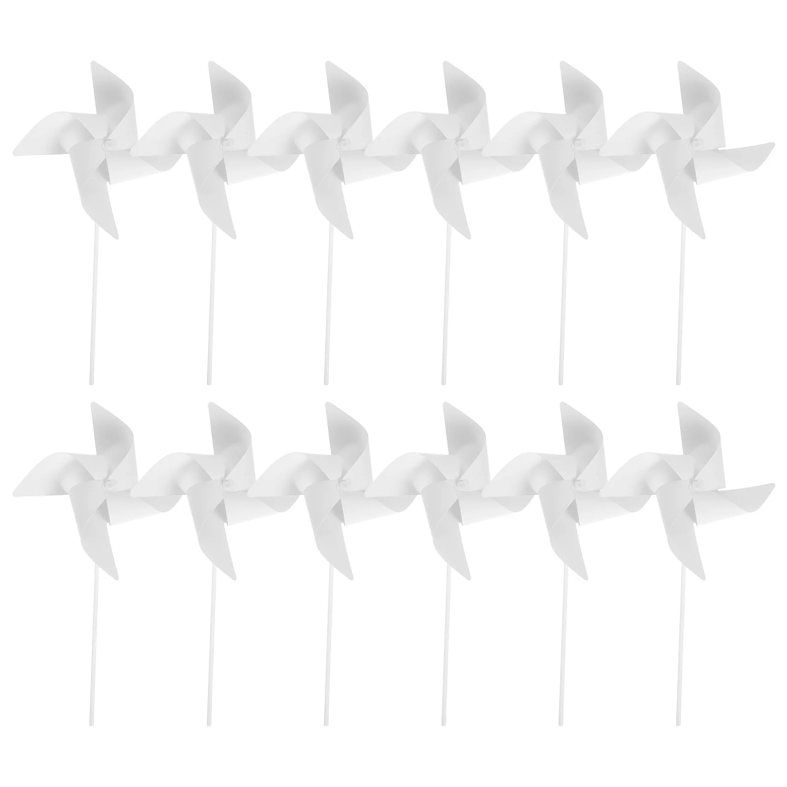 

12 Pcs Coloring Pinwheel Imagination Toys Windmills Blank Painting Educational Paper DIY
