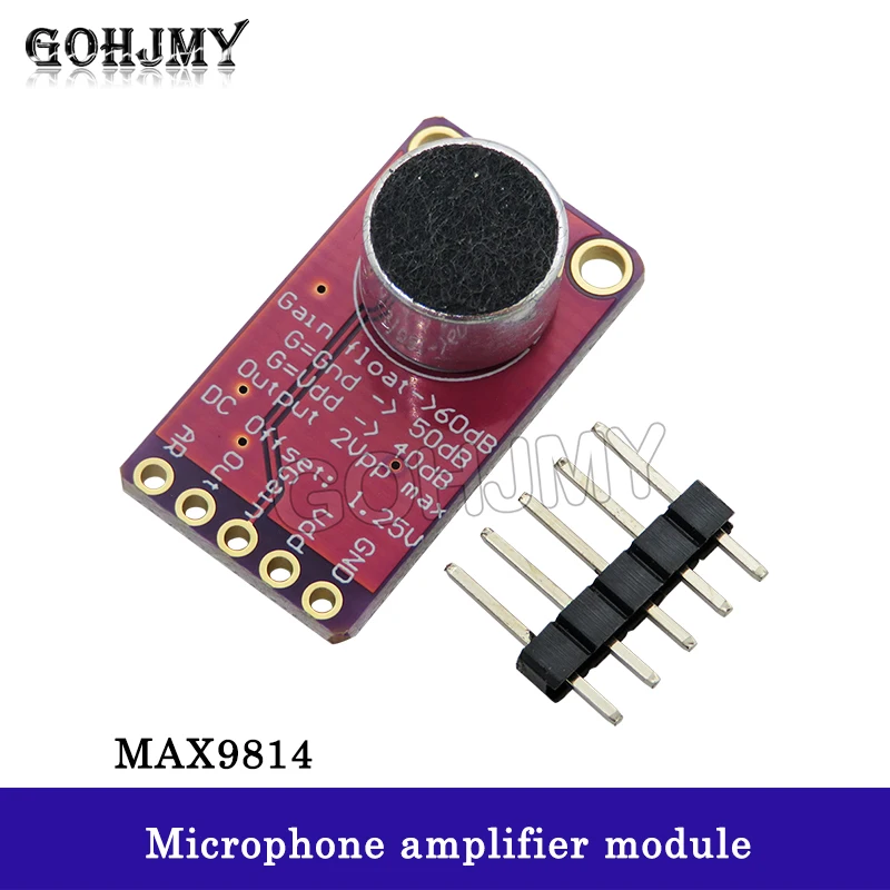 MAX9814 microphone amplifier module MIC microphone sound amplification/microphone head sensor