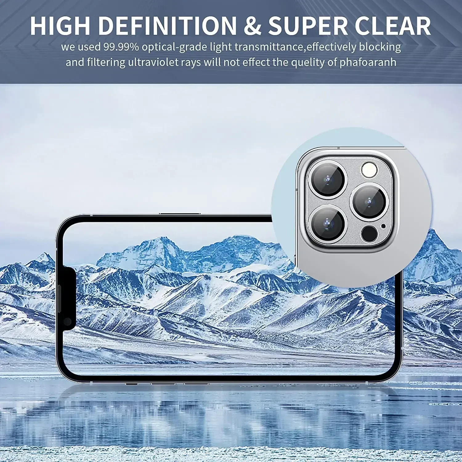 1 szt. Pełna osłona obiektywu aparatu do iPhone\'a 14 ProMax Szkło hartowane do iPhone\'a 11 12 13 15 Pro Max Mini Camera Protector