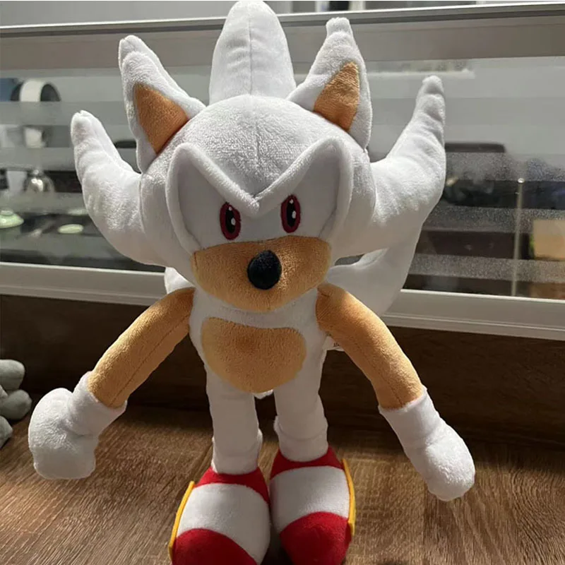 40cm Sonic The Hedgehog Doll High Quality Cartoon Anime Figure Plush Toys Cute Soft KID Christmas Present Decorative Products