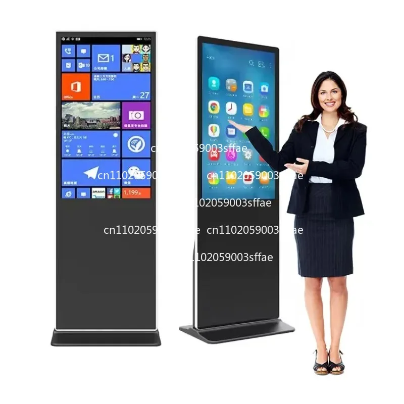 43 Inch Touch Screen High Definition LCD Floor Standing Totem Display Signage Advertising Kiosk For Retail Store