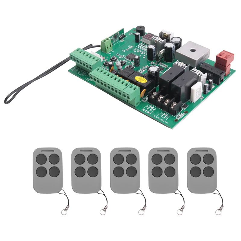 Velocidade ajustável da placa-mãe do controle da porta N11R - Plug And Play para painel do motor da porta da garagem