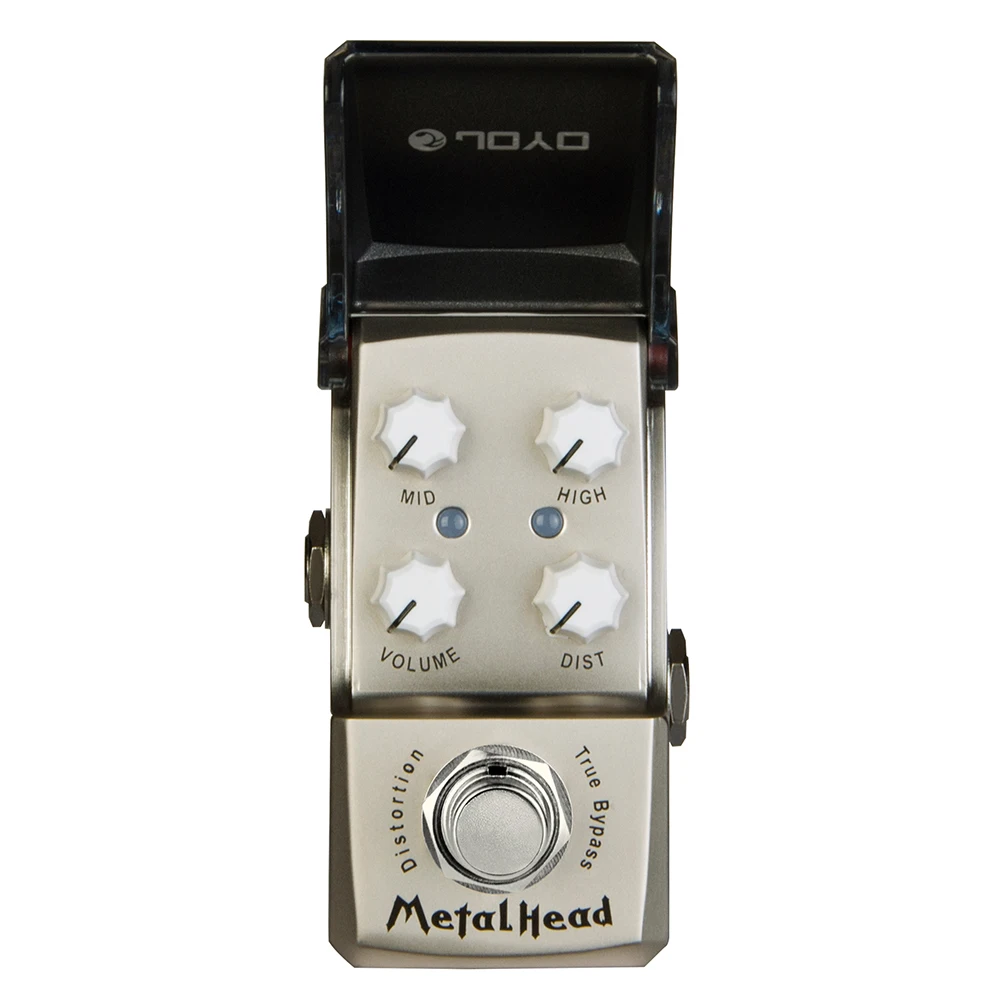 JOYO JF-315 METAL HEAD Distortion Guitar Effect Pedal High/Mid Control Electric Guitar Amp Simulation Pedal for Rock and Metal