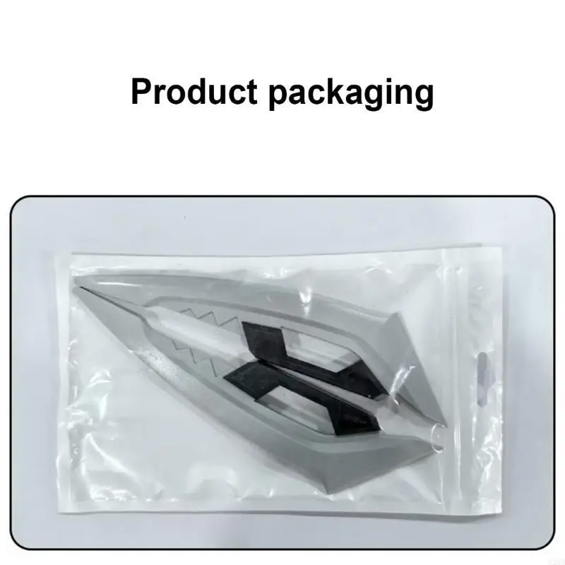 

Motorcycle Front Side Spoiler 2 Pieces Aerodynamic Wing Suitable for Improved Riding Experience on Electric Scooters
