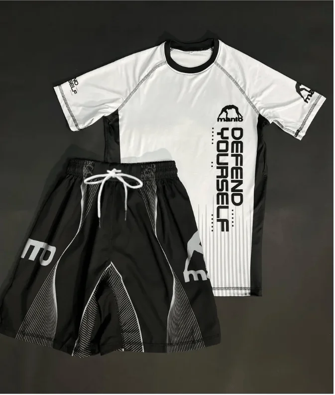 

Набор MMA Fighter Manto, подходит для боевых искусств, быстросохнущая борьба, кикбоксинга, тренажерного зала, тренировок по боевым искусствам, спортивная одежда