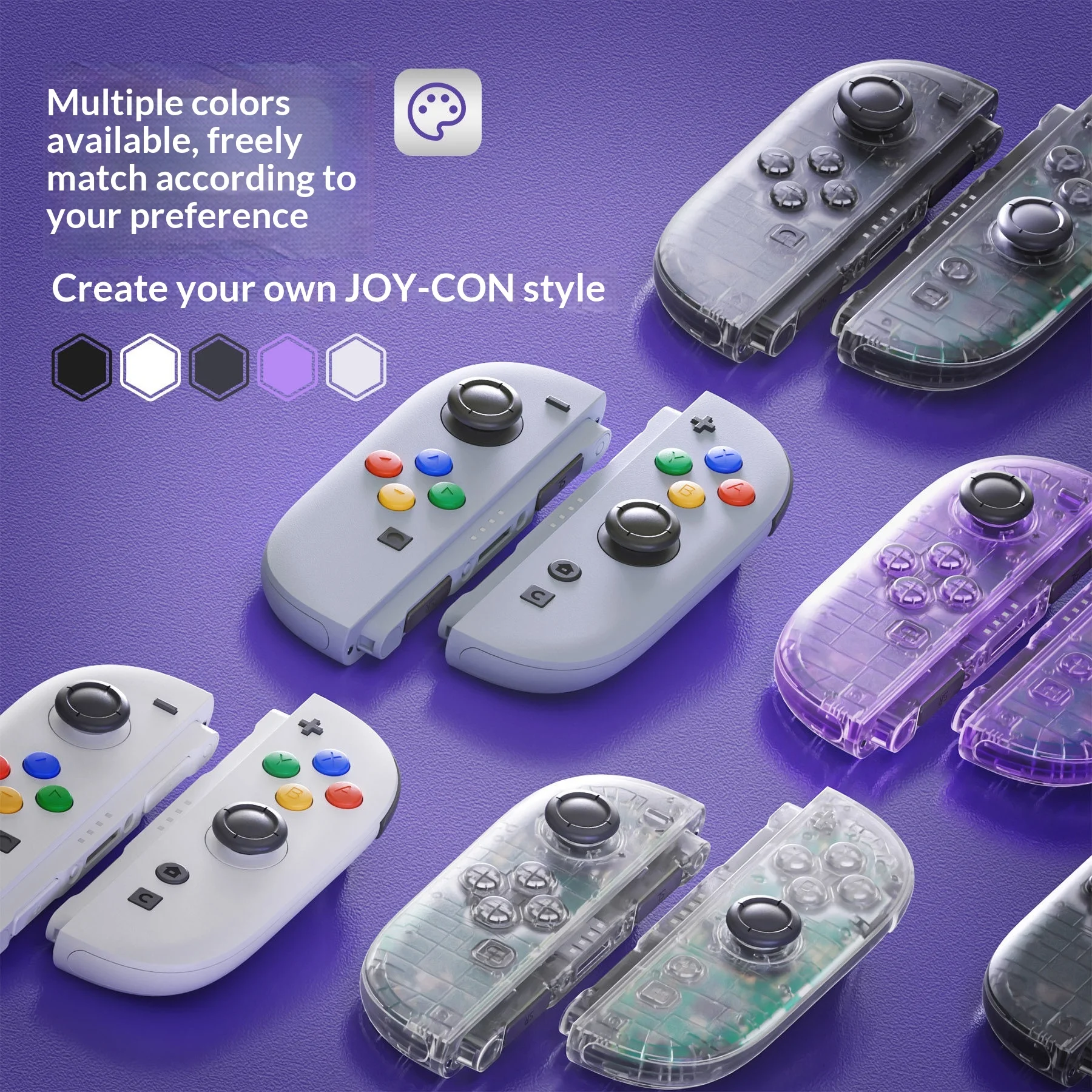eXtremeRate JoyCon Joysticks Replacement 3D Module Multi Color Custom Mod Accessories For Switch2 Joy Con Controller