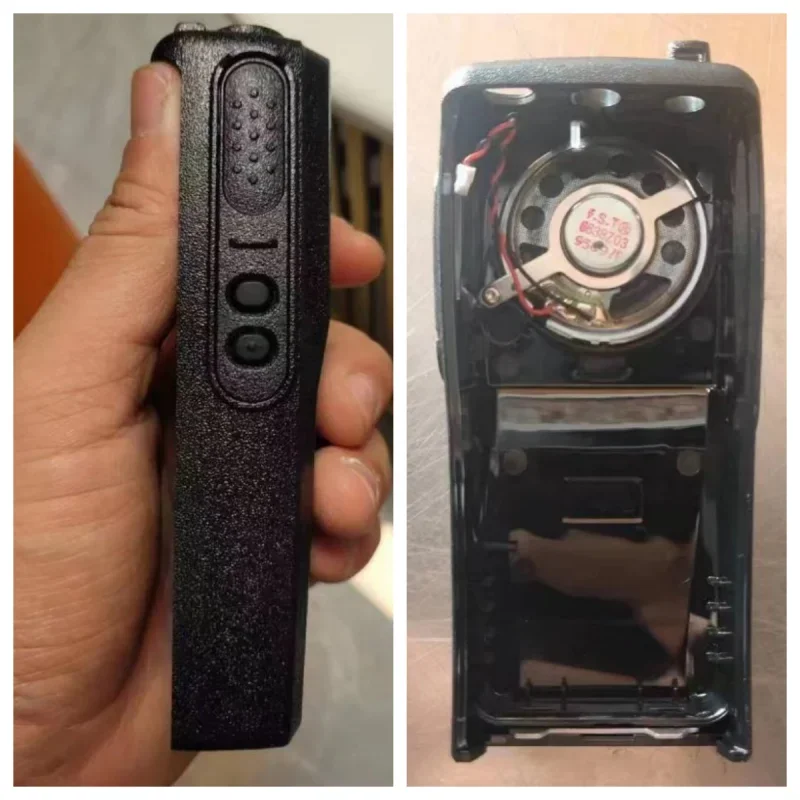 모토로라 DEP450 CP200d DP1400 XIR P3688 무전기 수리 부품용 스피커가 포함된 라디오 전면 커버 하우징 케이스 키트