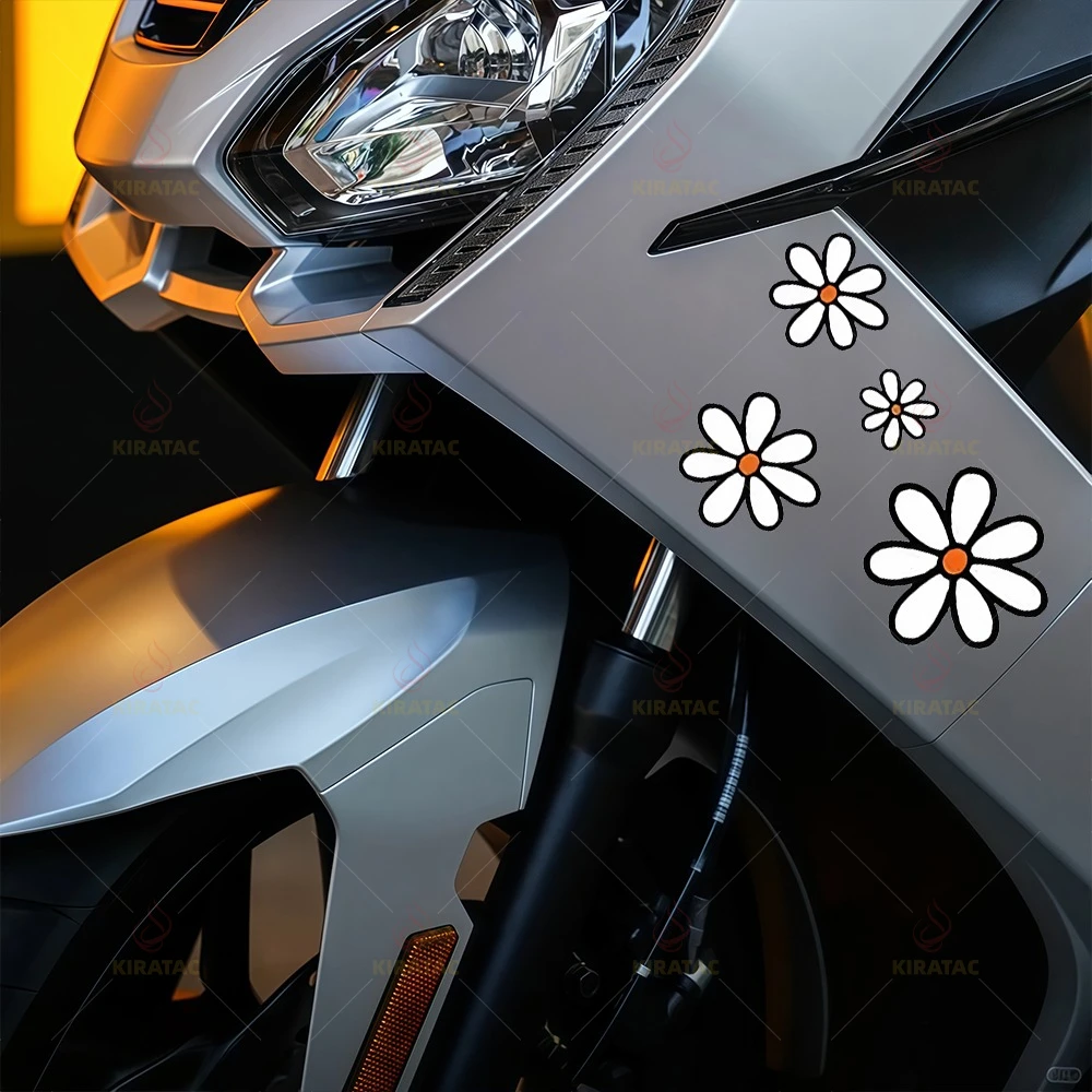 

1set Daisy Flower Vinyl Sticker, Waterproof Decal for Motorcycle, Bicycle and Car Decoration