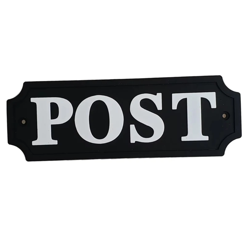 

Plastic POST Sign Mailbox Wall Labels Letterboxes Sign Plaque Name Badge Plastic POST Sign Plate for Home Decorations