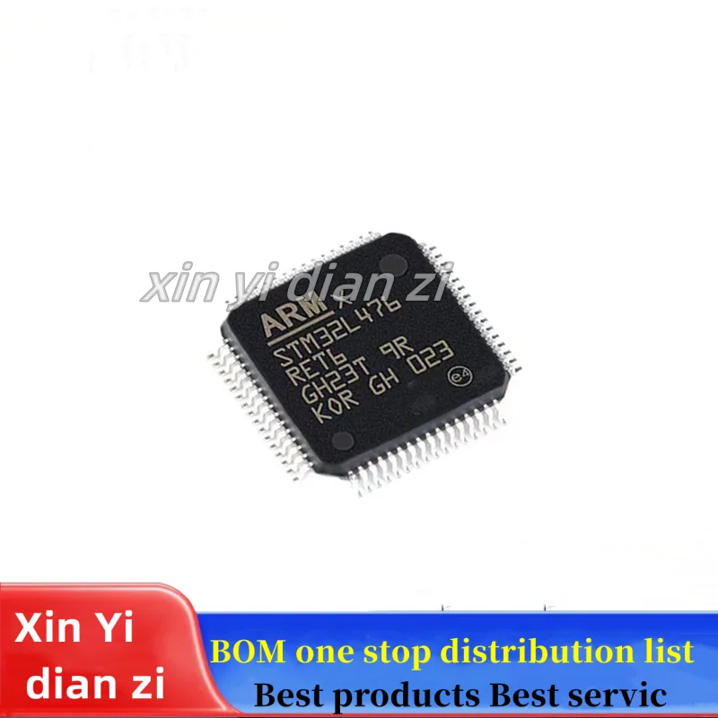 Puces IC de microcontrôleur, STM32L476RET6, STM32L476, QFP64, en stock, lot de 1 pièce