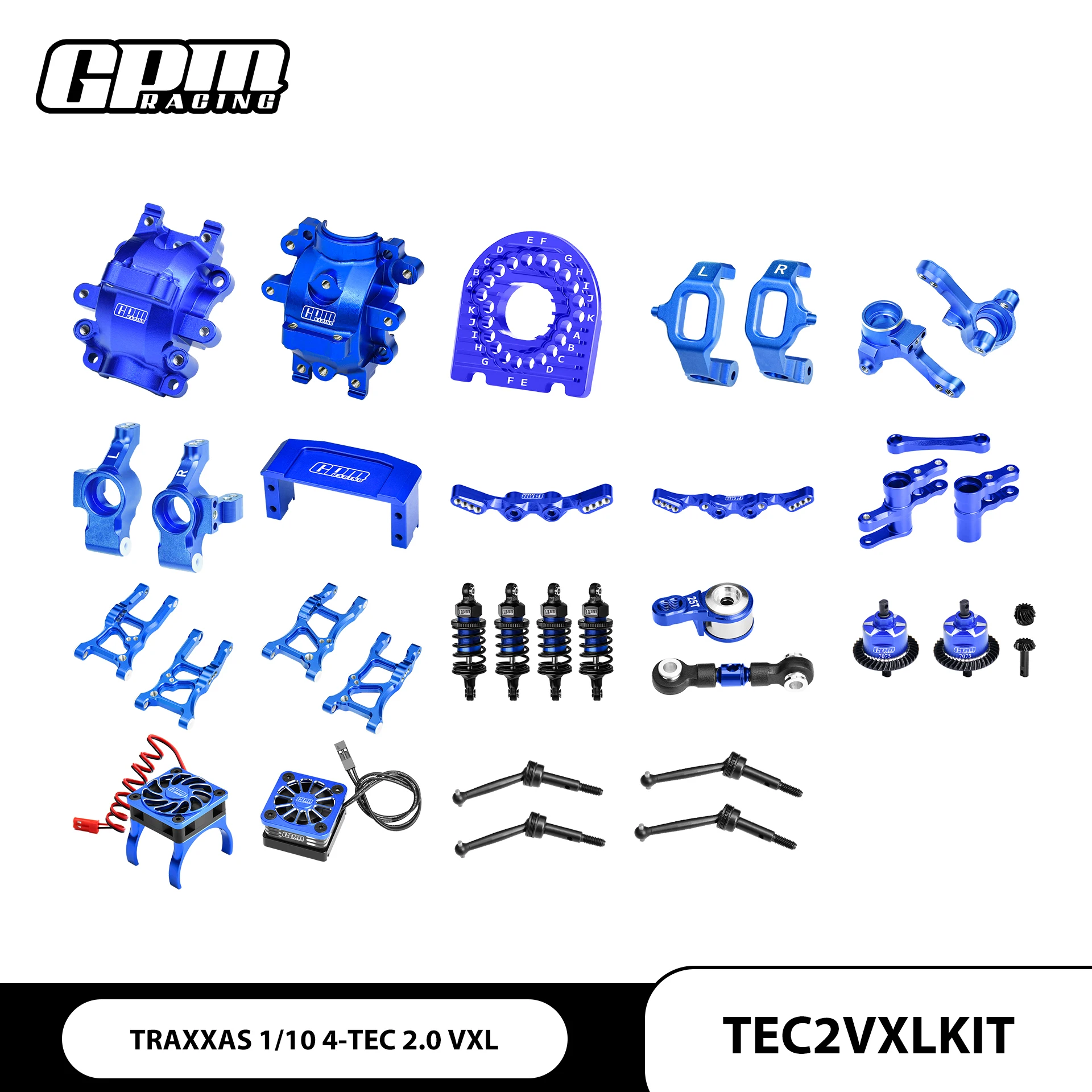 GPM Complete Competition Set For TRAXXAS 1/10 4-TEC 2.0 VXL 4-TEC 3.0 93054-4