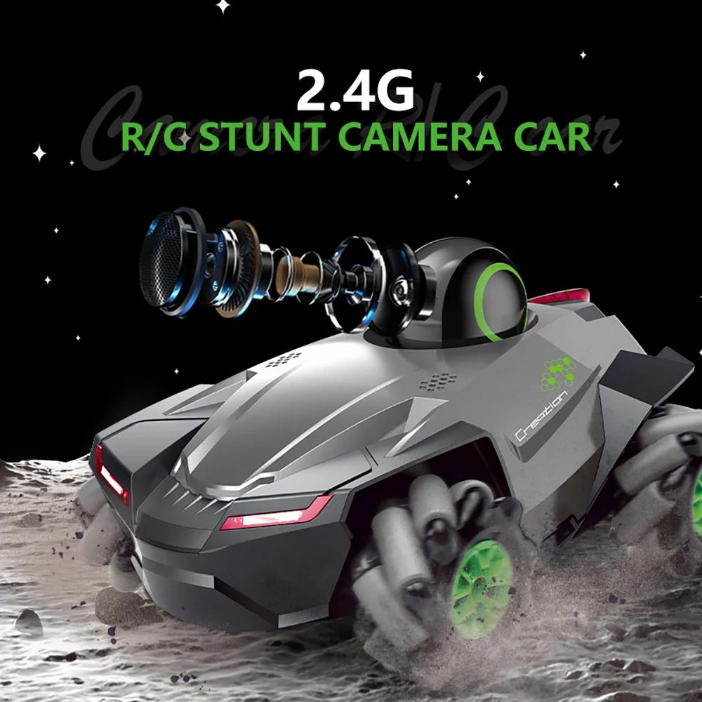 2.4G RC Car WIFI FPV Remote Control Photography Stunt Car With HD Camera Stunt Drift Vehicle Electric Toys for Children