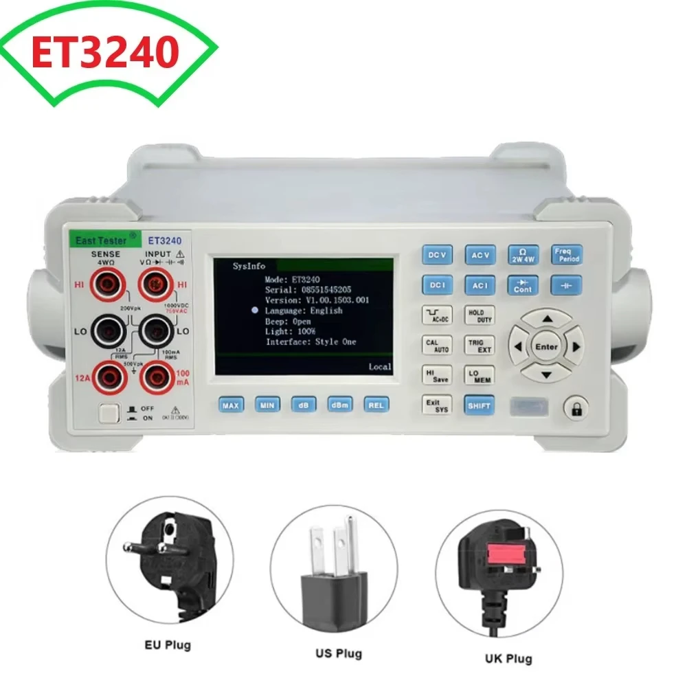 

ET3240 Tester High Precision Capacitance Inductance Resistance Tester Digital Display Desktop multimeter