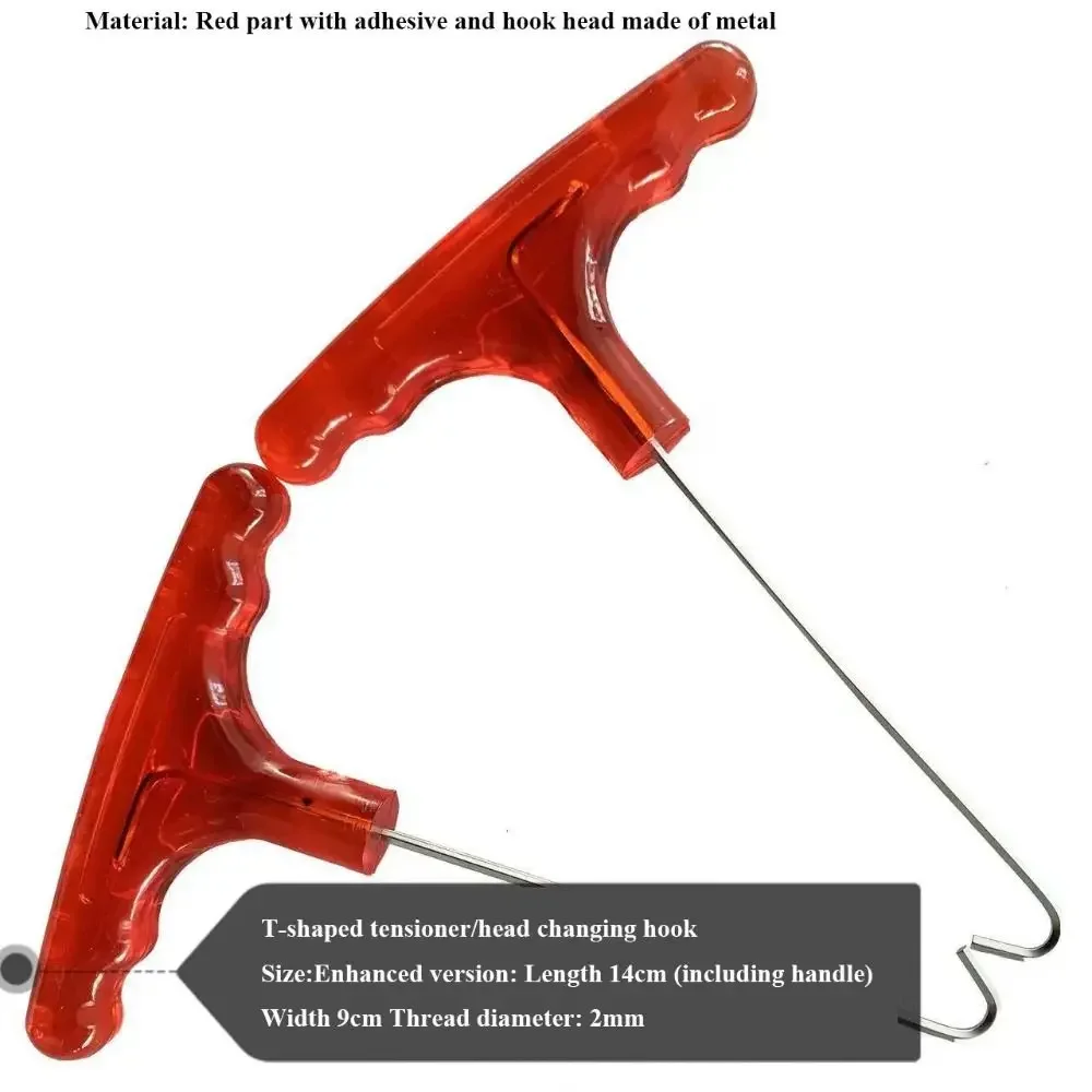 2 dimensioni strumento gancio per tirare MIni testa in plastica sostituzione accessori fai da te gancio per tirare a forma di T per bambole 1/3 1/4 1/6 BJD.SD