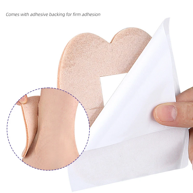 Almohadillas de fieltro para pies, cojines adhesivos antidesgaste, almohadillas de fieltro suaves para mujeres y hombres, soporte para el antepié, alivio del dolor, 1/2/4/6 Uds.