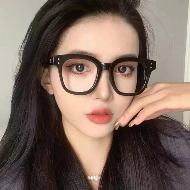 Anti-Strahlungs-Computerbrille für Damen und Herren, modische Brille, Metallbrille mit rundem Rahmen, Schwarz, Gold, Silber – Detail 3