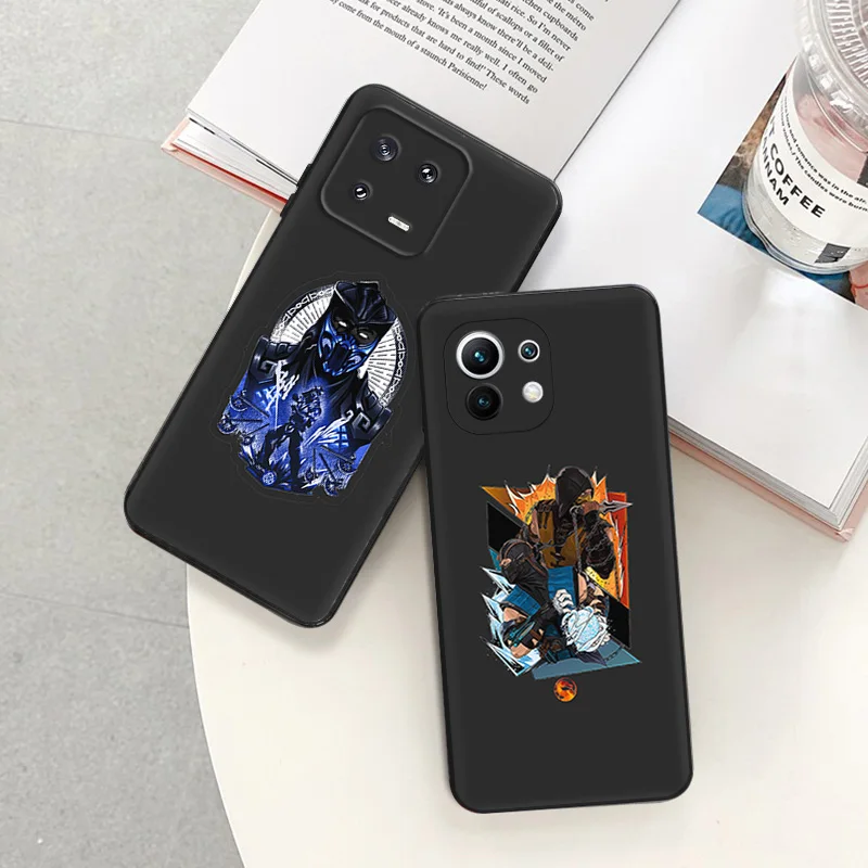 Soft Silicone Phone Case For Redmi Note 13Pro 12C 13C Note12 Xiaomi 12 13 Lite 12T 12X Mortal Kombat Matte Shell Protect Cover